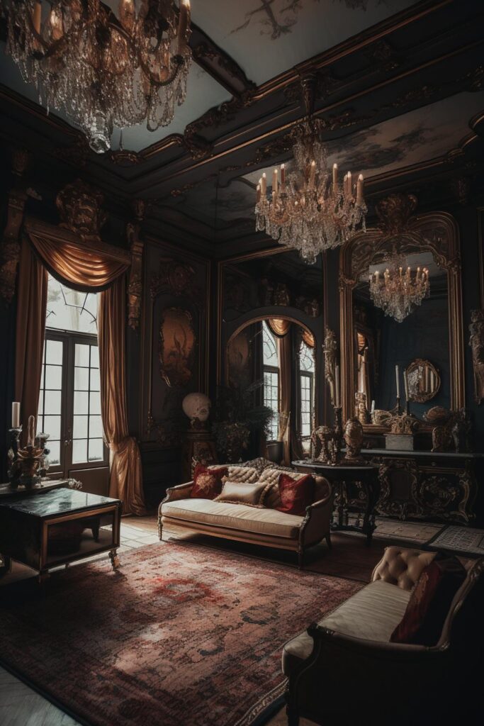 60 Opulent Old-World Aesthetic Living Room Design (Concept Interiors)