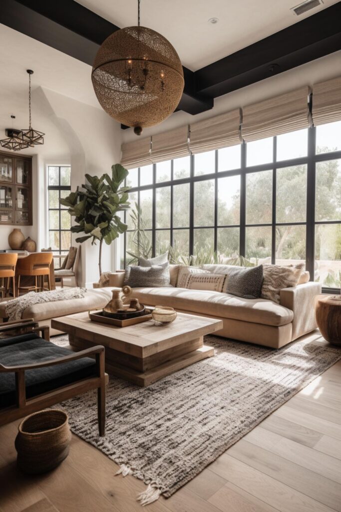 38 High-End Rustic California Modern Living Rooms (Conceptual Design Ideas)