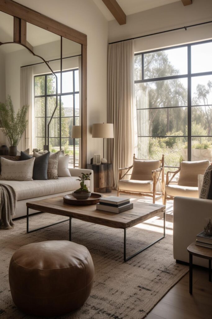 38 High-End Rustic California Modern Living Rooms (Conceptual Design ...