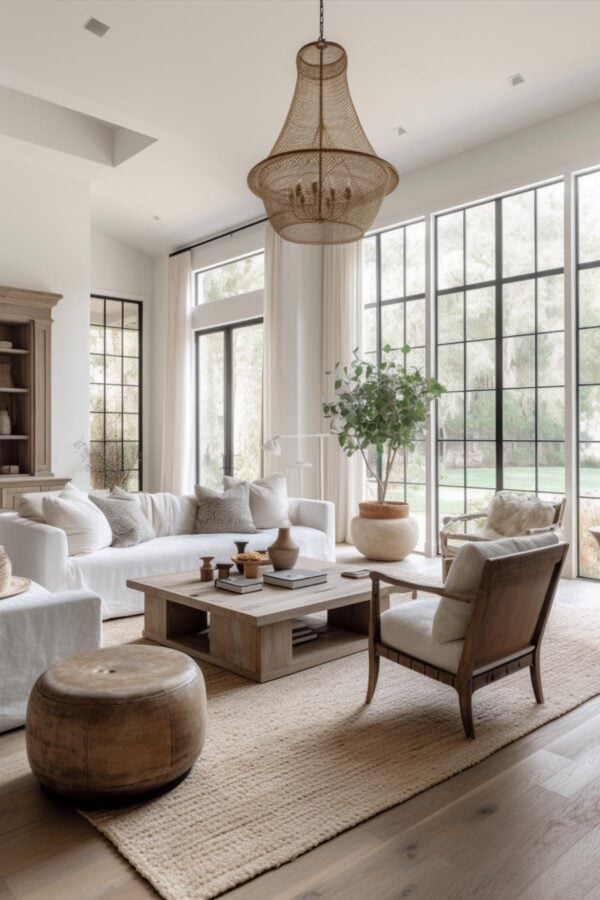 38 High-End Rustic California Modern Living Rooms (Conceptual Design ...