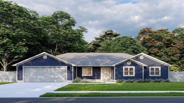 Come Tour a 1,521 Sq. Ft. Ranch Style 3-Bedroom Home with Front Porch ...