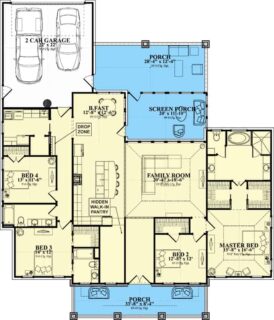 Introducing a 2,640 Sq. Ft. 4 Bedroom Home with Open Living & a Rear ...