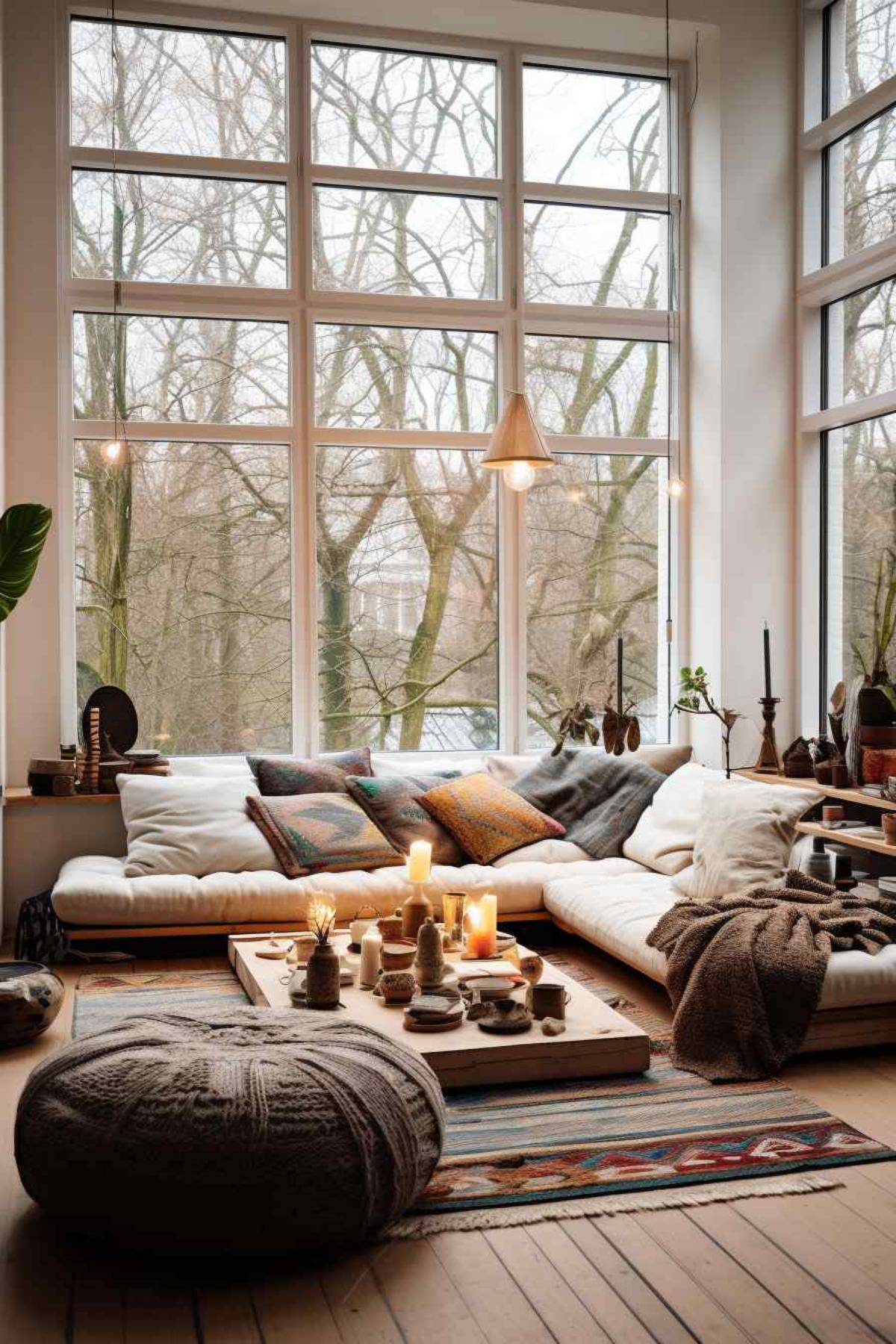 Living Room Offbeat Elegance Scandiboho Design