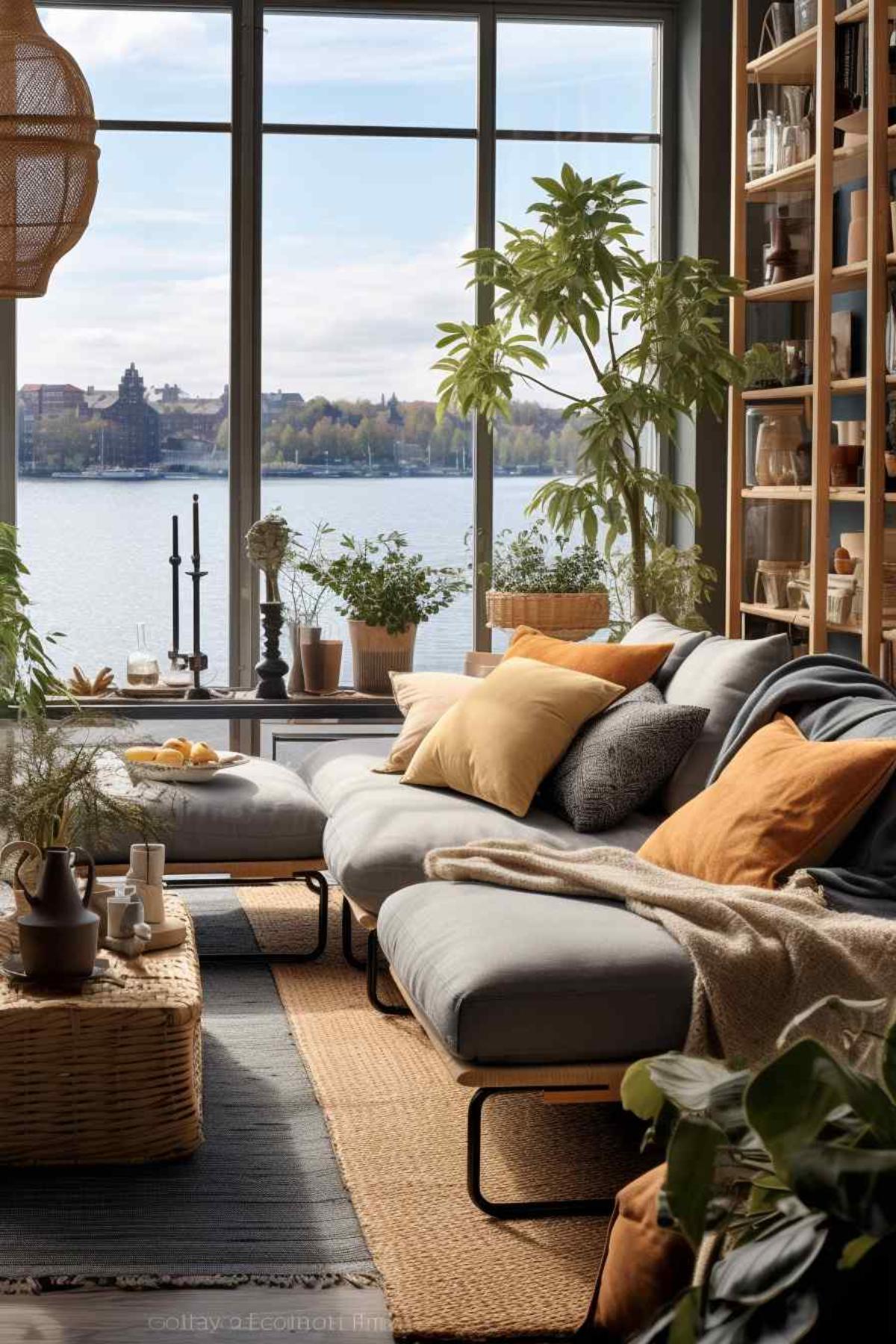 Living Room Offbeat Elegance Scandiboho Design