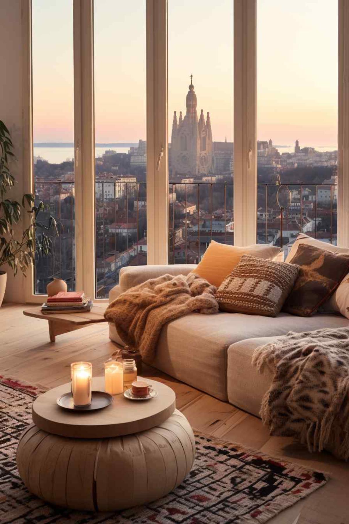 Living Room Offbeat Elegance Scandiboho Design