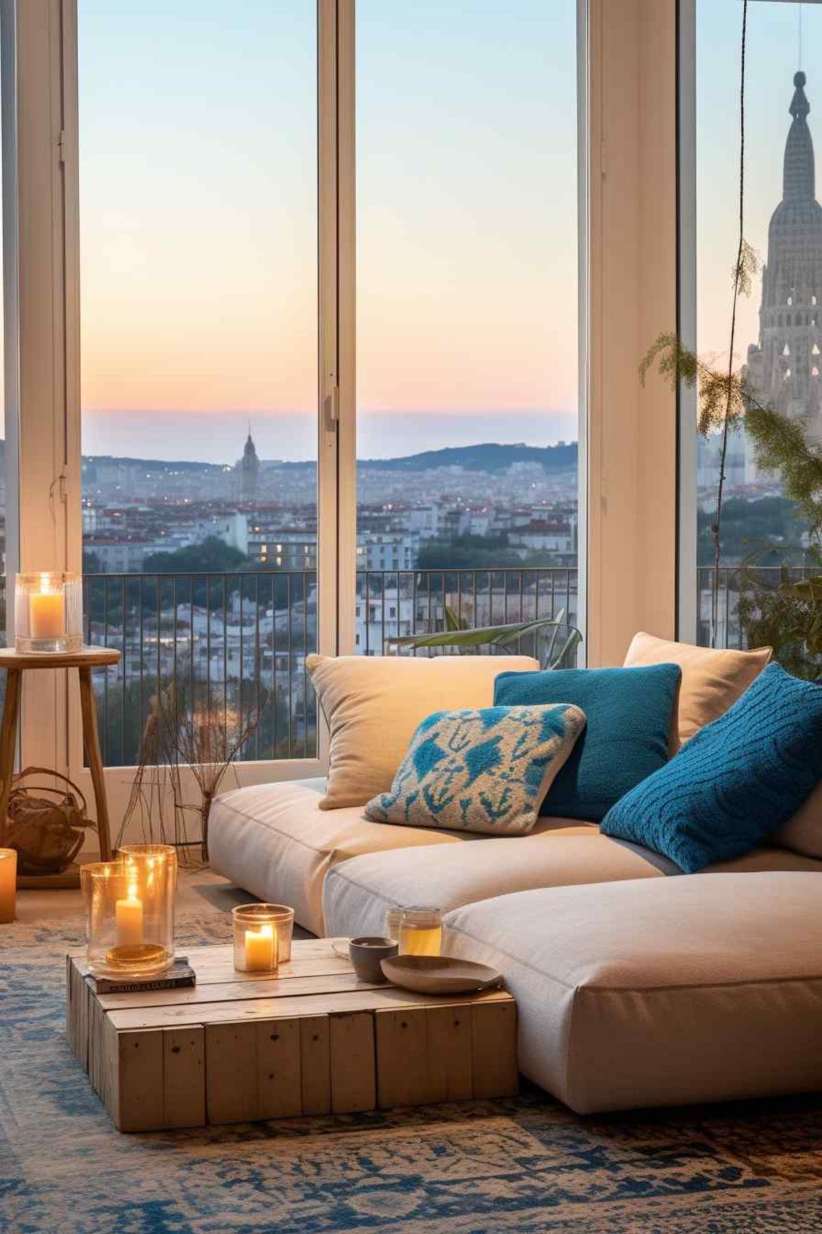 Living Room Offbeat Elegance Scandiboho Design