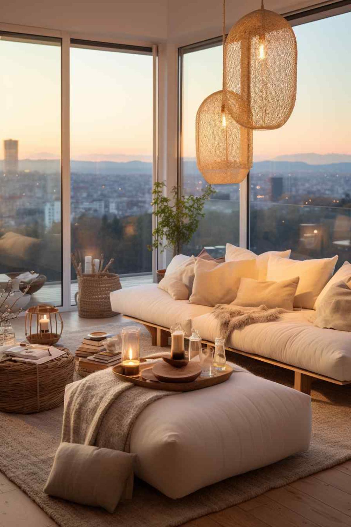 Living Room Offbeat Elegance Scandiboho Design
