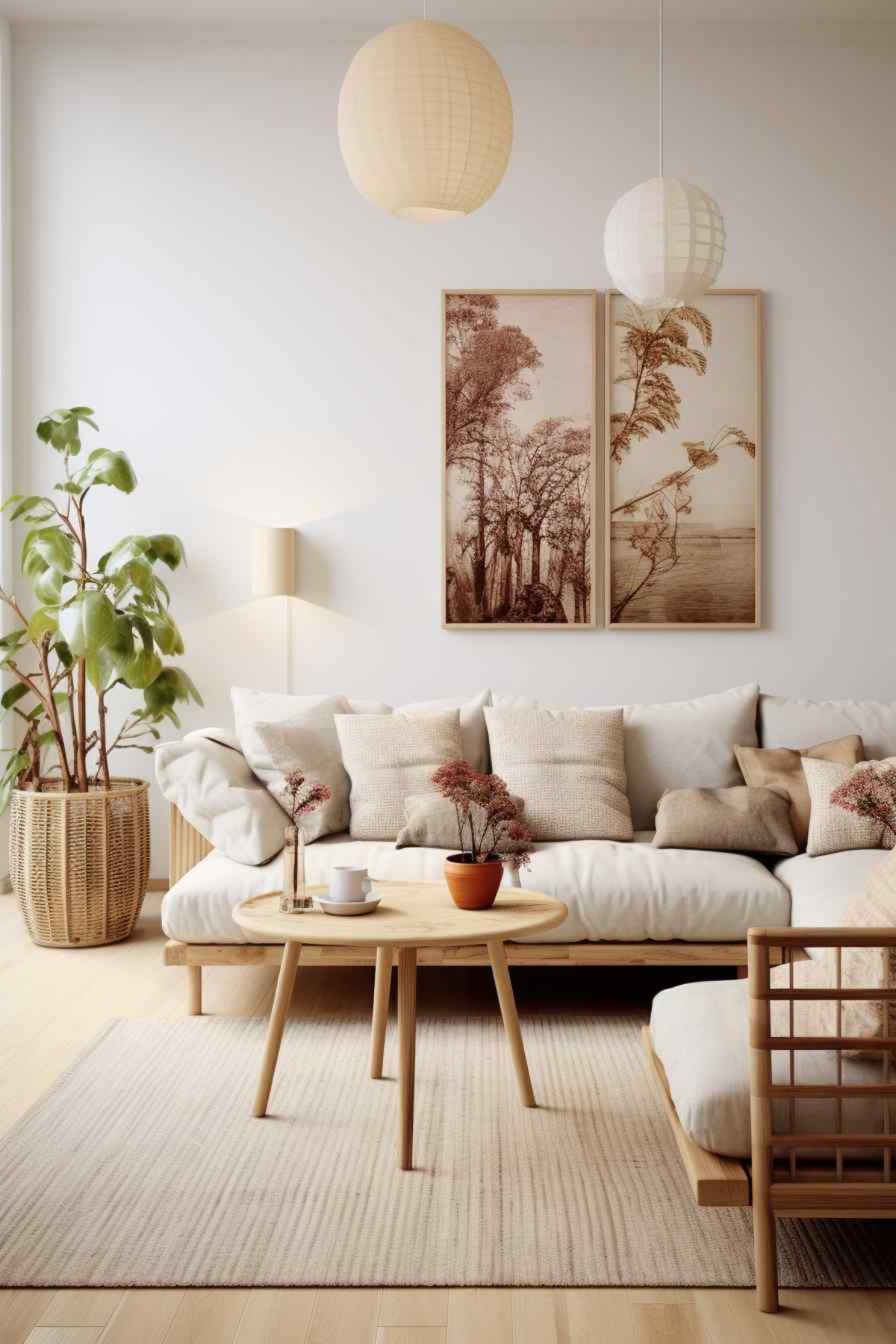 Living Room Offbeat Elegance Scandiboho Design