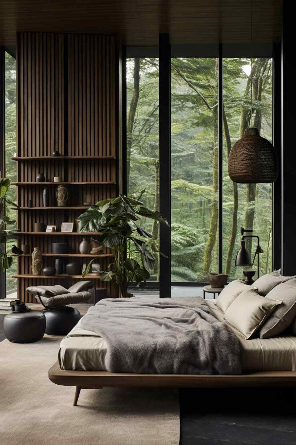 Nature Meets Zen Bedroom Design