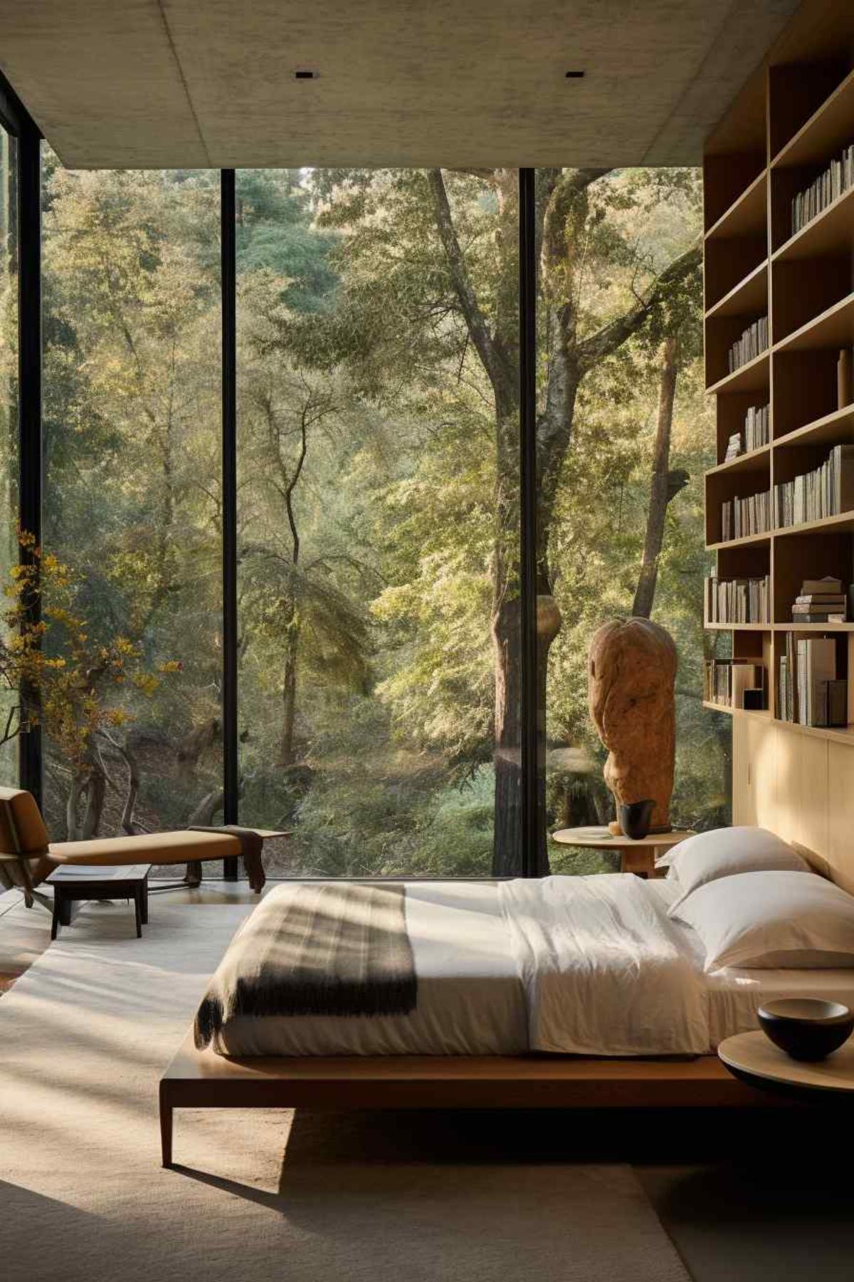 Nature Meets Zen Bedroom Design