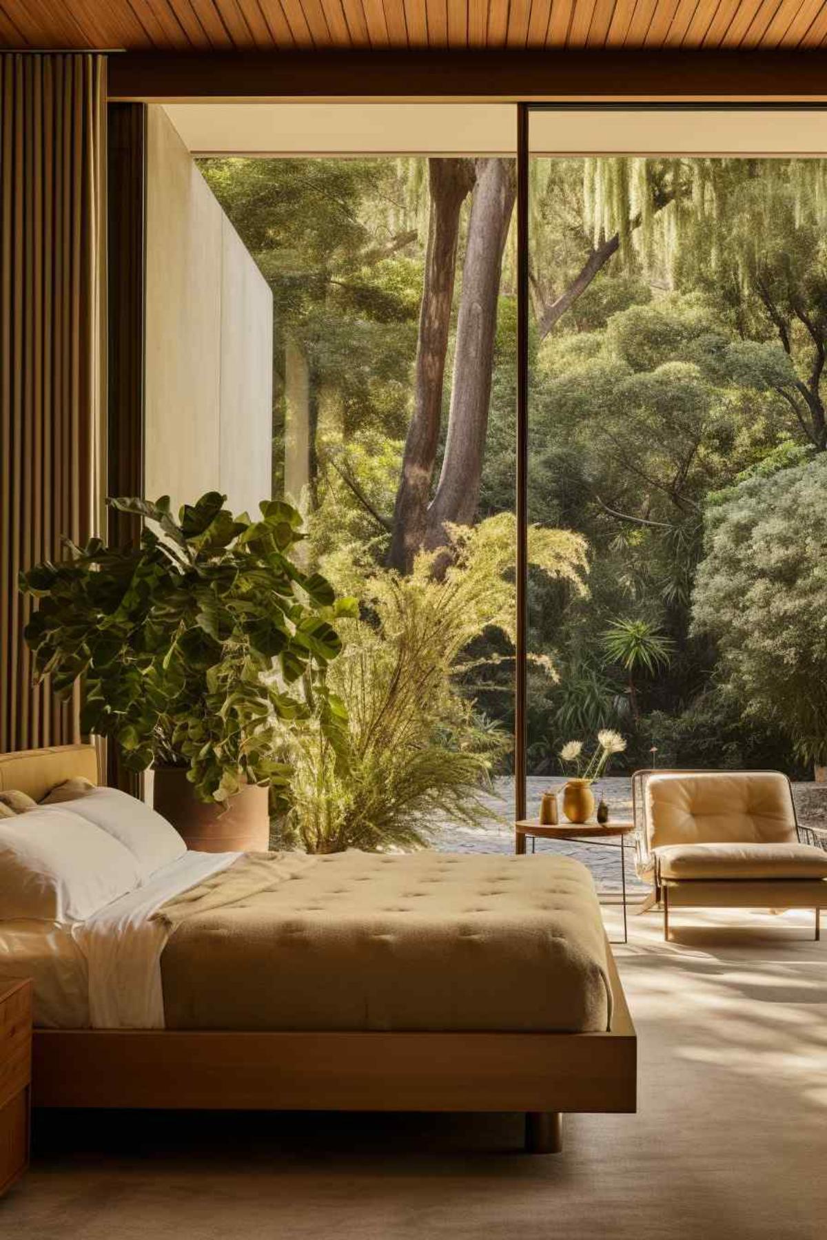 Nature Meets Zen Bedroom Design