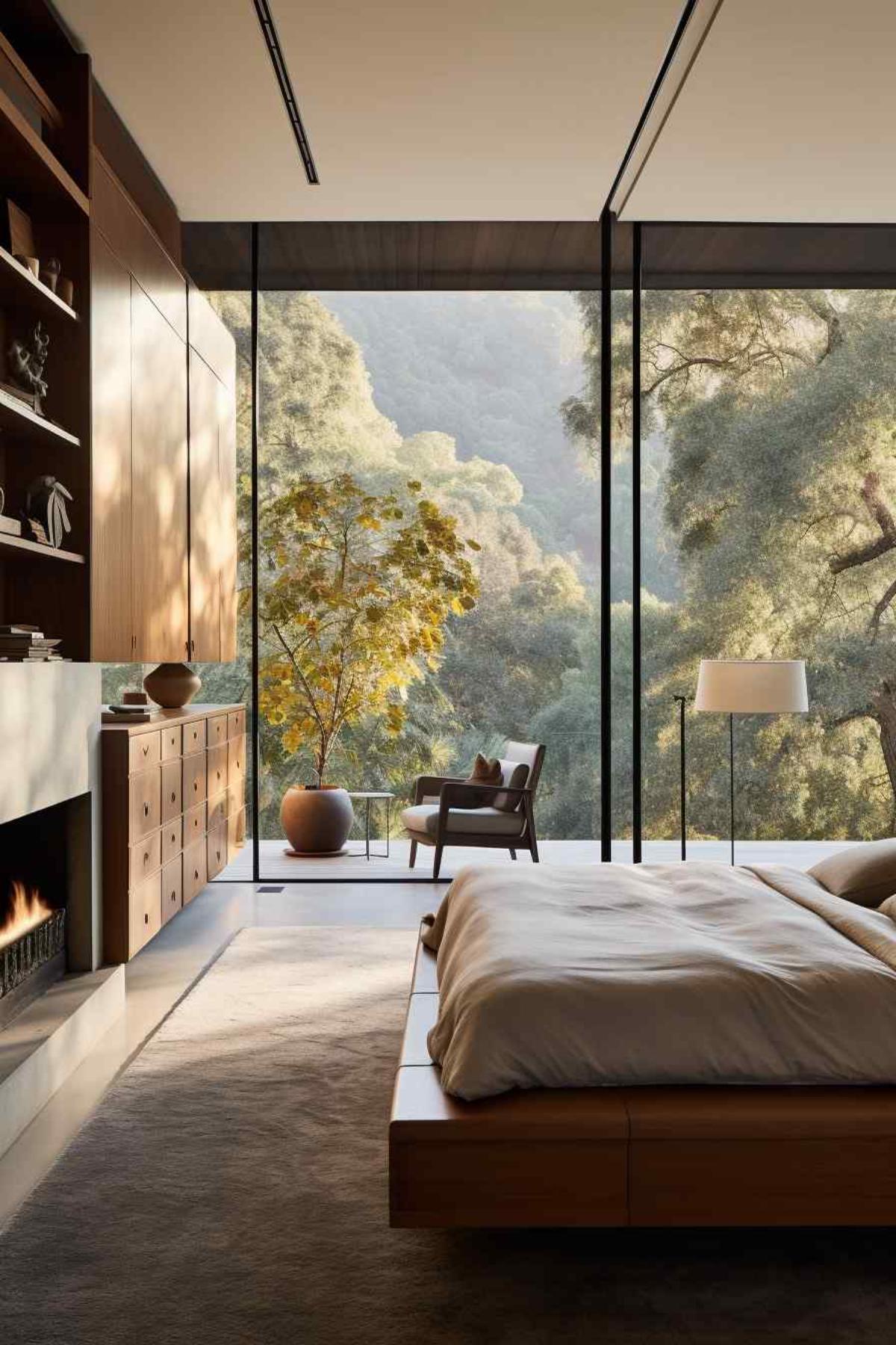 Nature Meets Zen Bedroom Design
