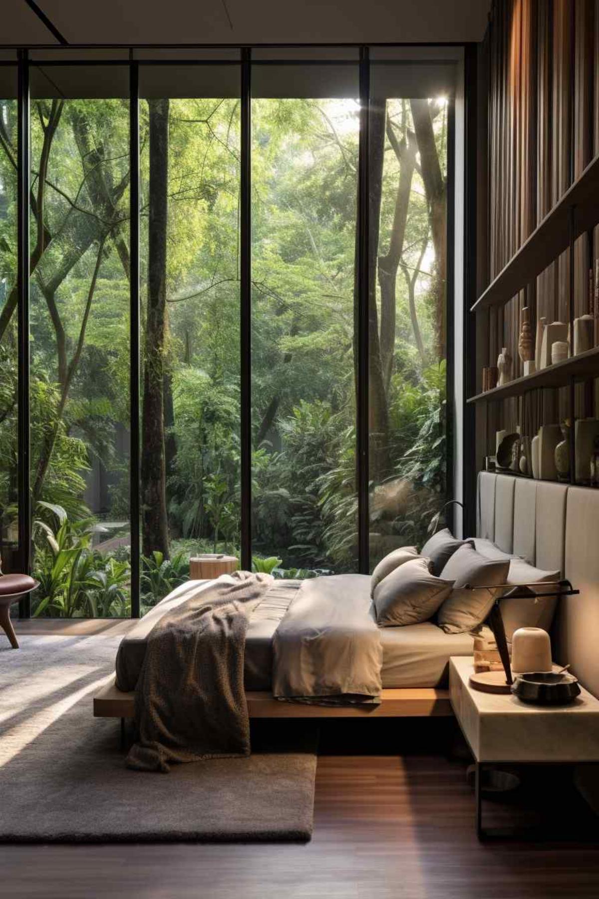Nature Meets Zen Bedroom Design