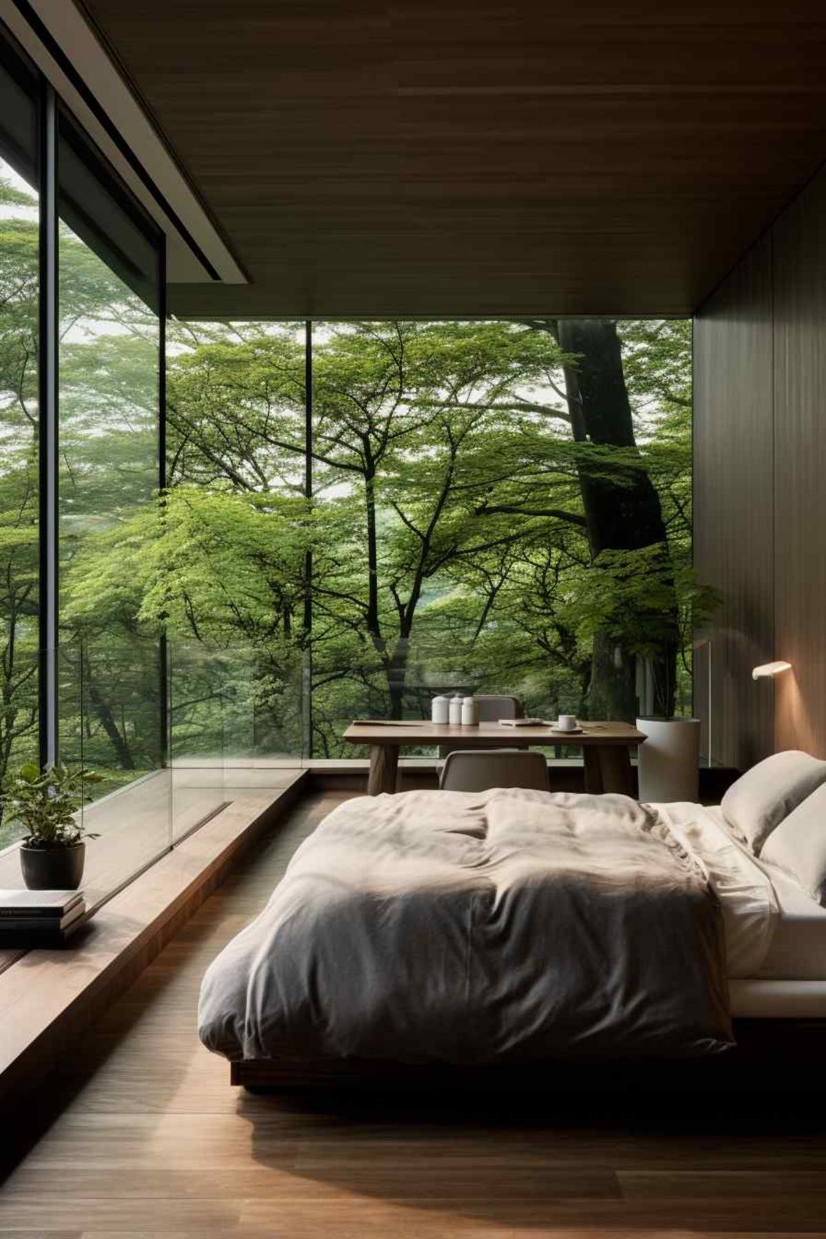 Nature Meets Zen Bedroom Design