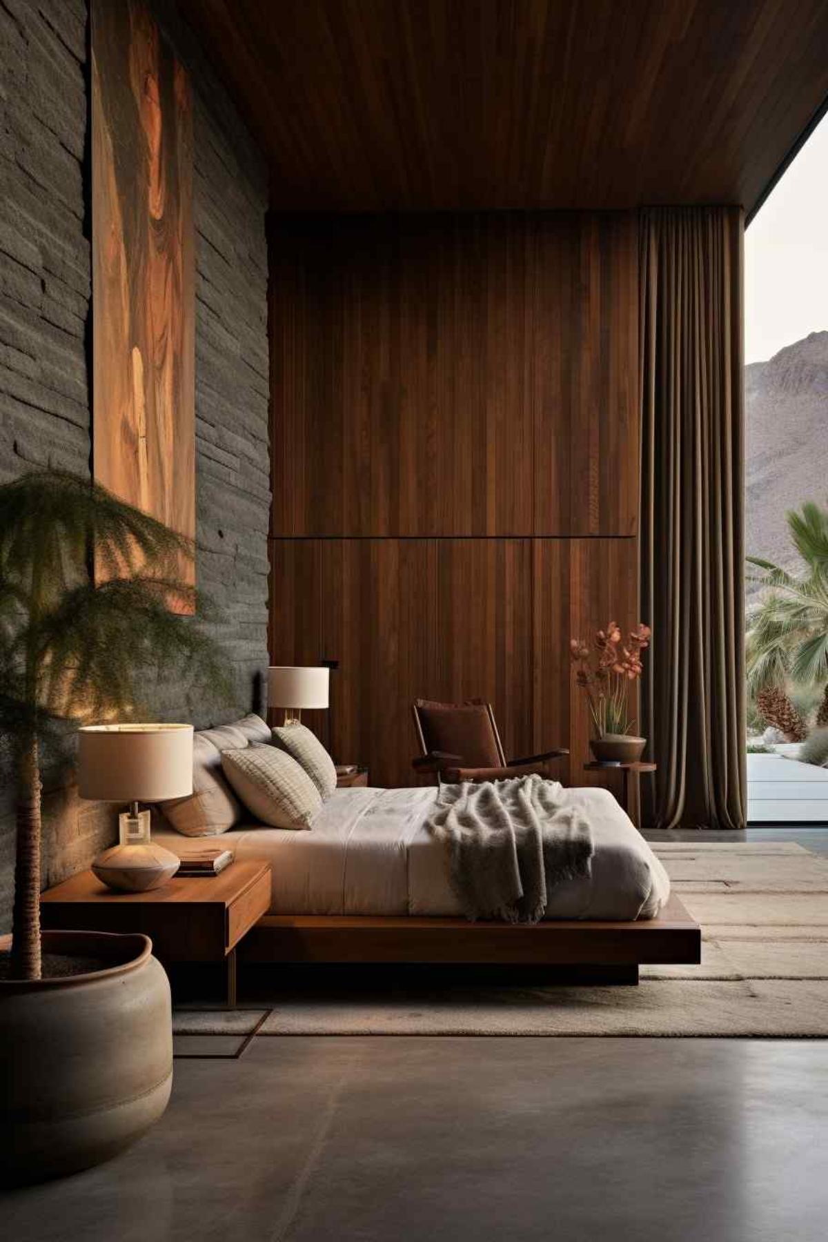 Nature Meets Zen Bedroom Design