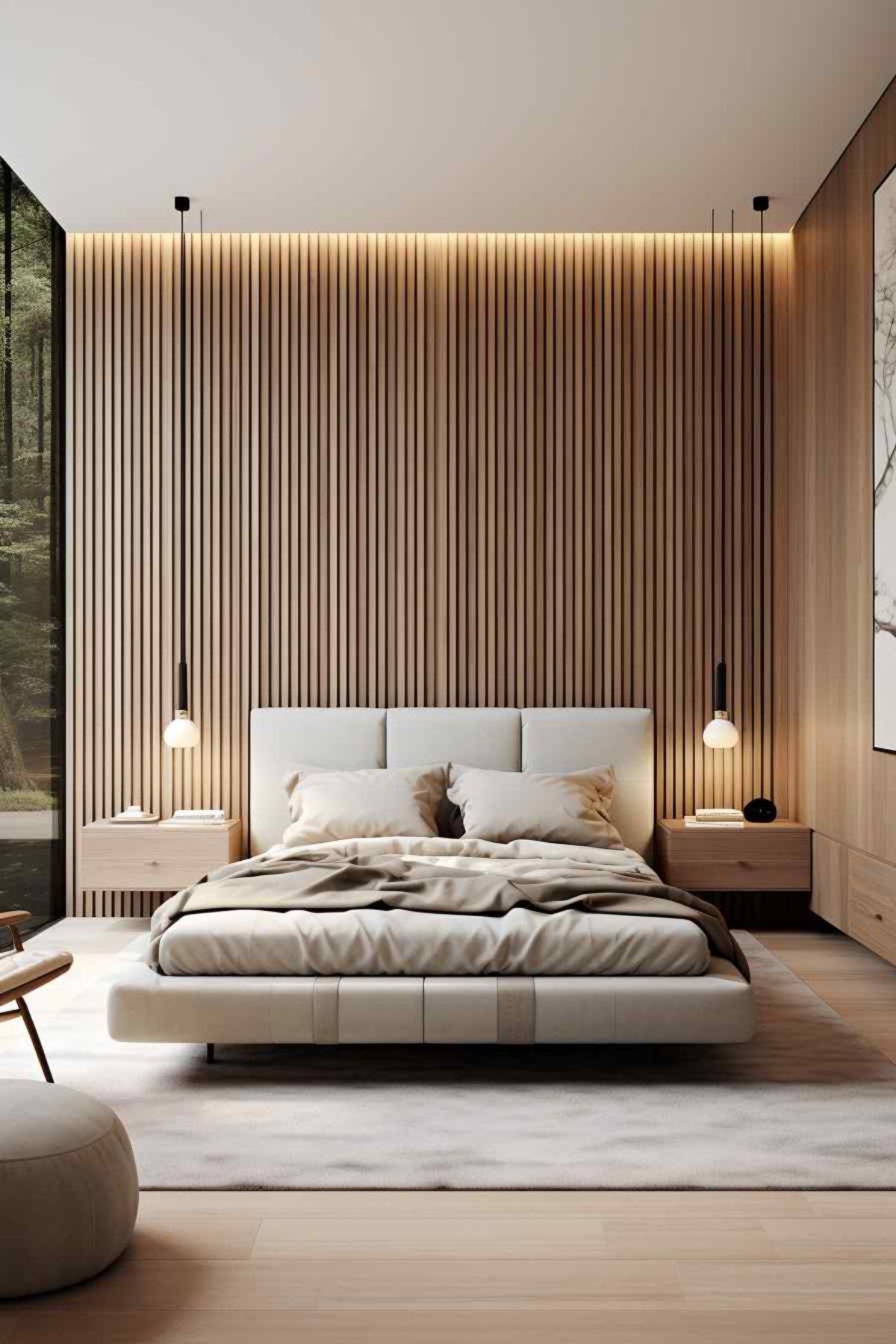 Nature Meets Zen Bedroom Design