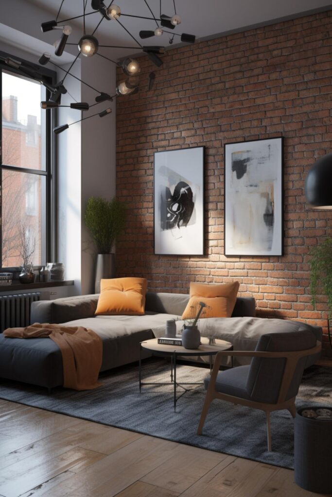 32 Cool Scandinavian and Industrial Fusion Living Room Designs (Concept ...
