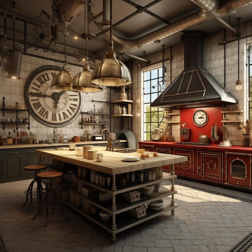 36 Kitchens Redefine Space with Mashup of Steampunk and Industrial ...