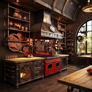 36 Kitchens Redefine Space with Mashup of Steampunk and Industrial ...