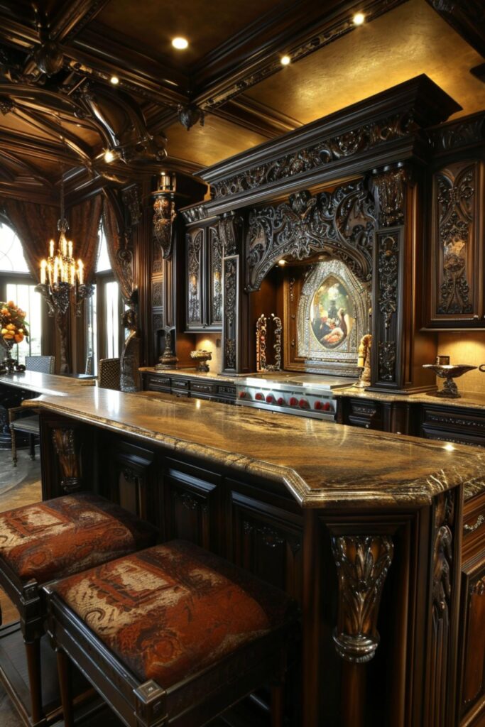 Gothic Glamour: 32 Kitchen Designs That Bring Old-World Charm to Life ...