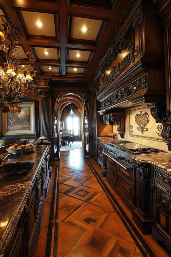 Gothic Glamour: 32 Kitchen Designs That Bring Old-World Charm to Life ...