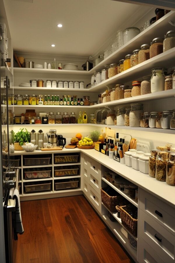 Feast Your Eyes: 50 Custom Kitchen Pantry Designs That Will Absolutely ...