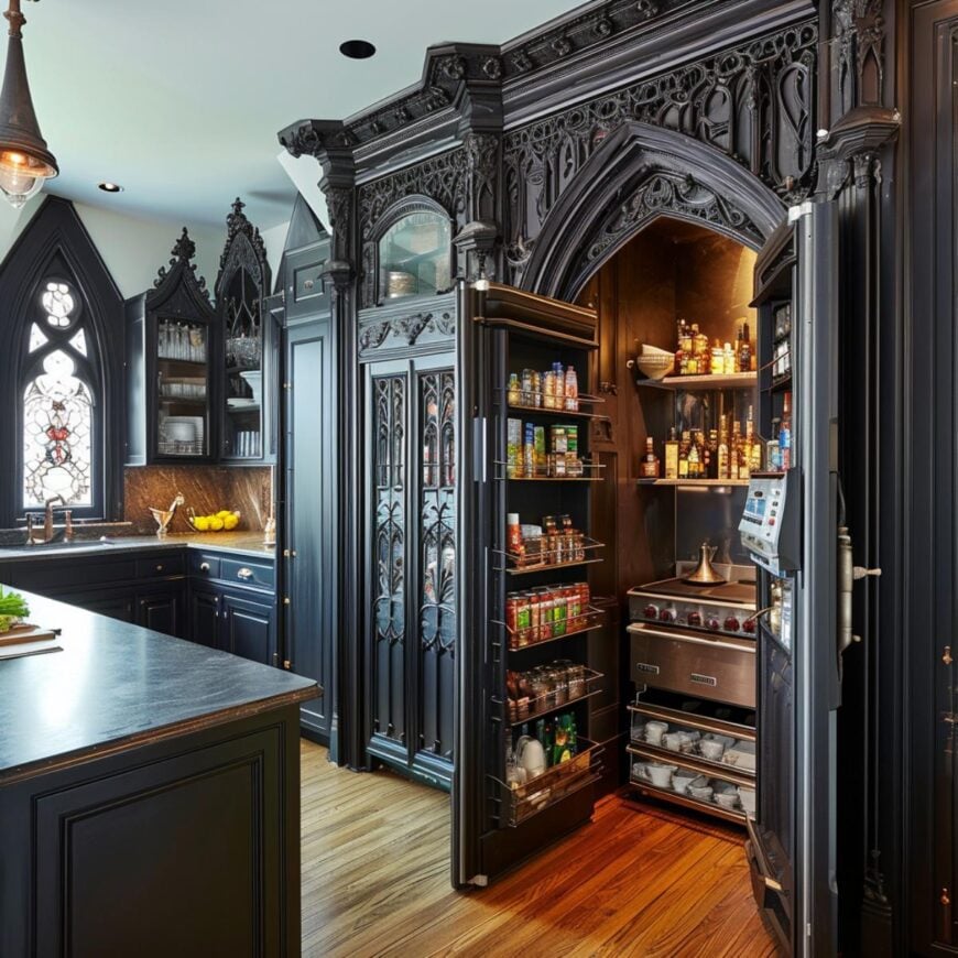 Feast Your Eyes: 50 Custom Kitchen Pantry Designs That Will Absolutely