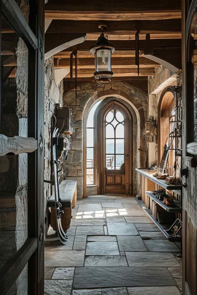Castle Meets Cottage: 26 Mudrooms Tell a Tale of Two Styles (Concept ...