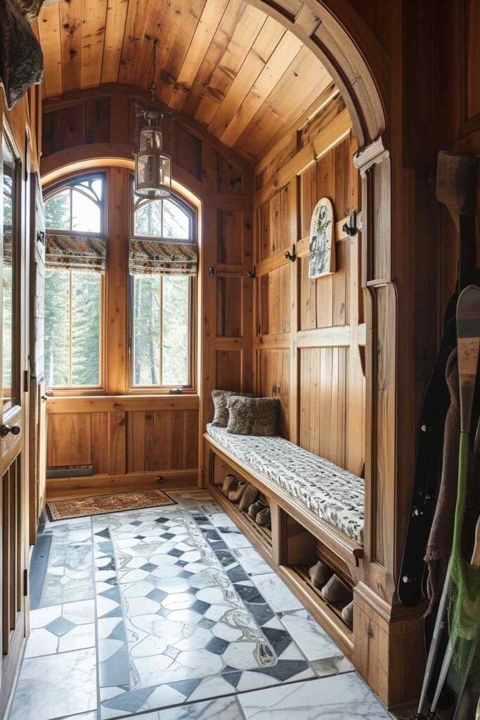 Castle Meets Cottage: 26 Mudrooms Tell a Tale of Two Styles (Concept ...