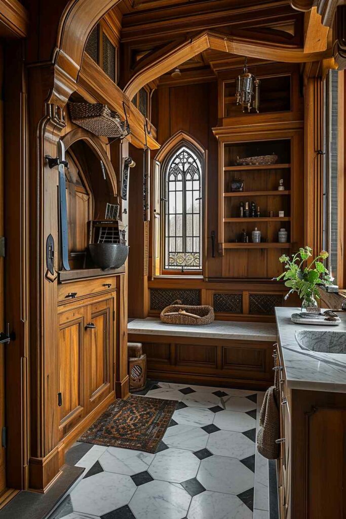 Castle Meets Cottage: 26 Mudrooms Tell a Tale of Two Styles (Concept ...
