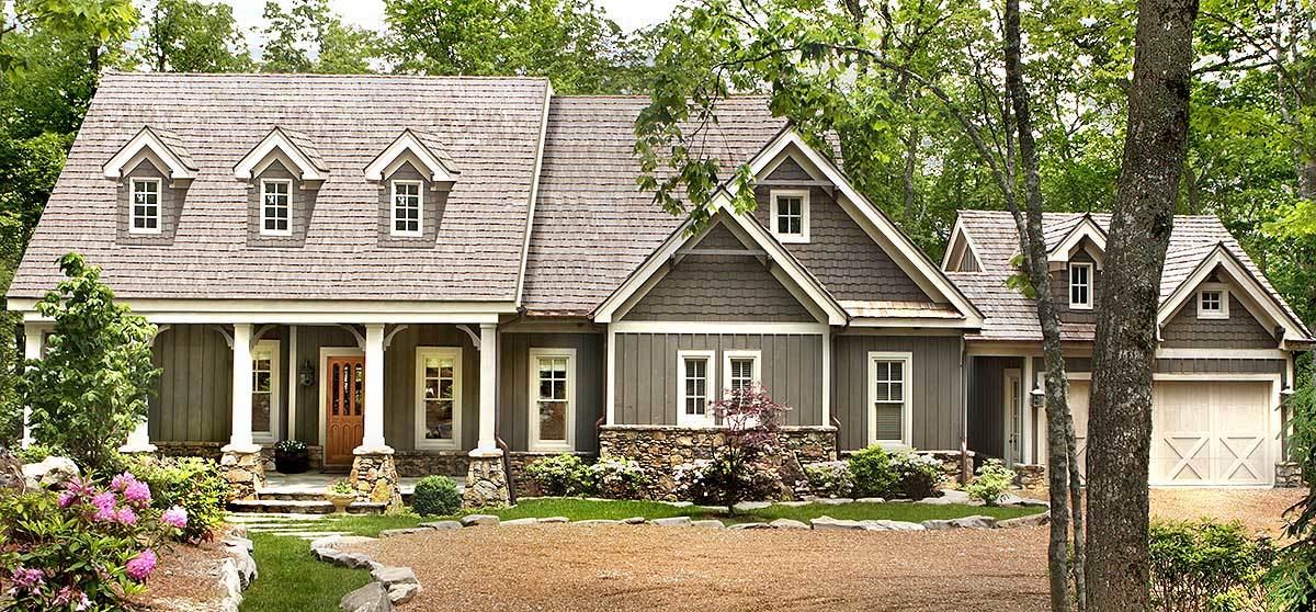 5-Bedroom Country Style Single-Story Cottage with In-Law Suite and 2-Car Garage