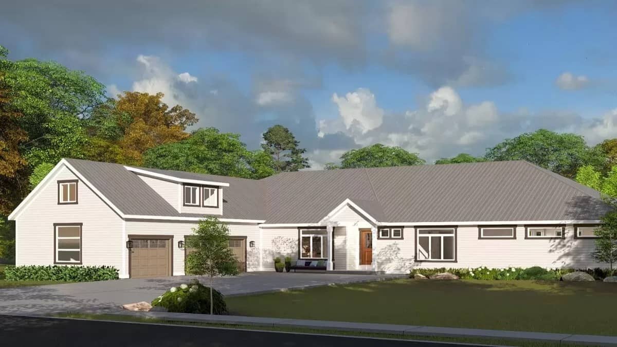 Mountain Single-Story 3-Bedroom Ranch with Bonus Room and Lower Level Expansion