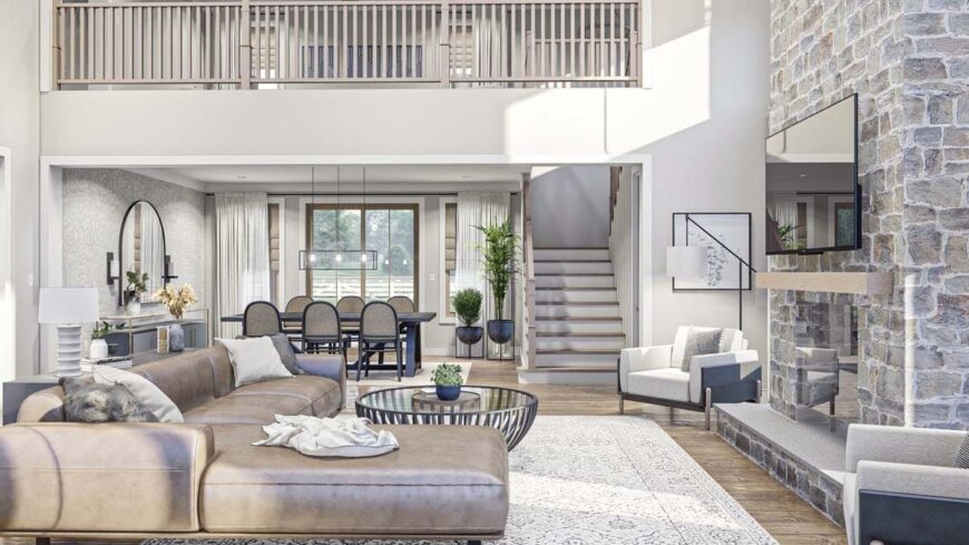 Step Inside This 3,263 Sq. Ft. 4 Bedroom Barndominium-Style Home with a ...