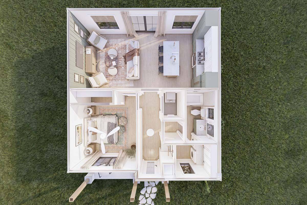 3D floor plan