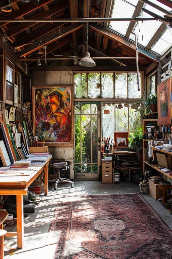 44 Backyard Studios Where Baroque Elegance Meets Workshop Grit (Concept ...