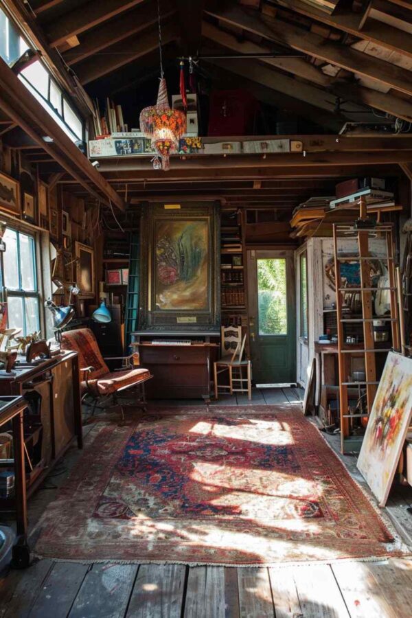 44 Backyard Studios Where Baroque Elegance Meets Workshop Grit (Concept ...