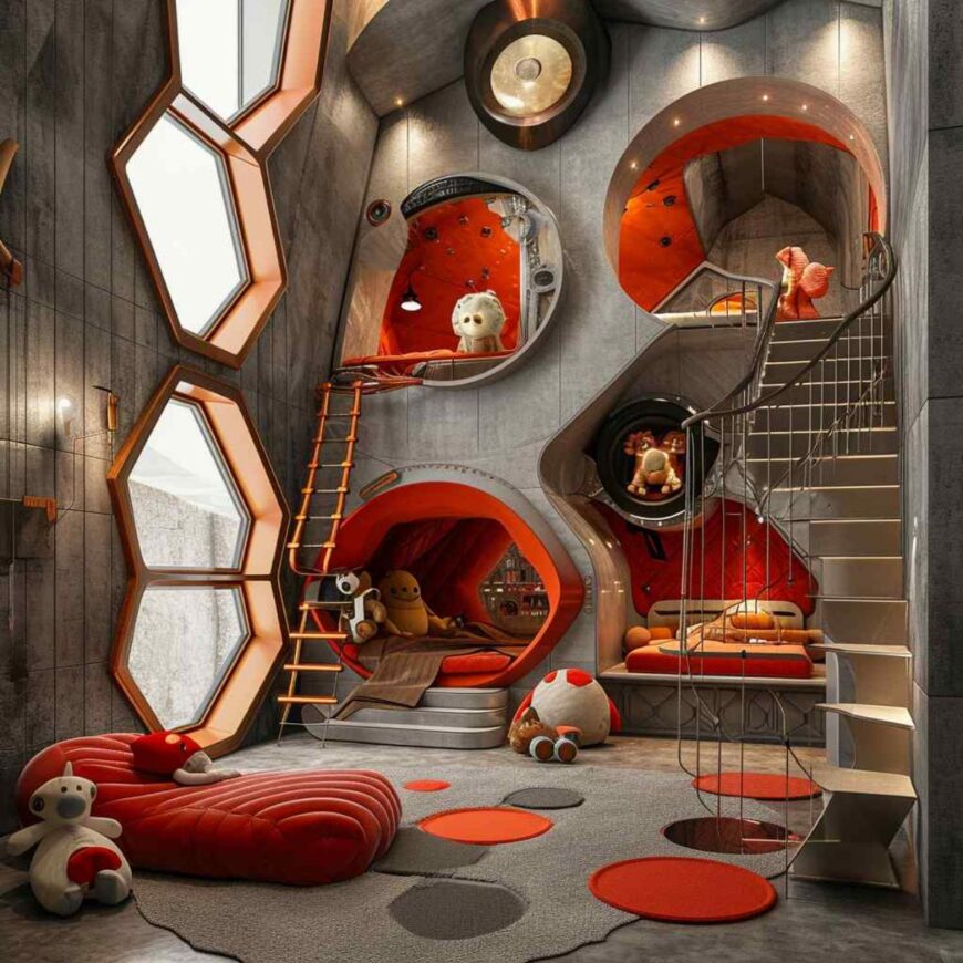 Curated visual reference: Fresh Look at 36 Children S Playrooms Designed For The Creative Mind Concept