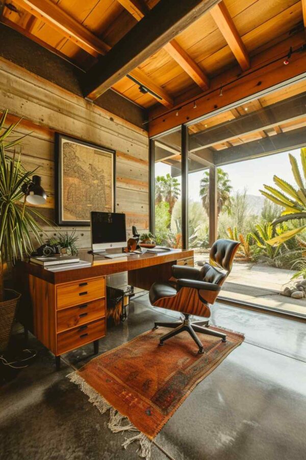28 Home Office Designs Where Old World Wood Merges with New Age Tech ...