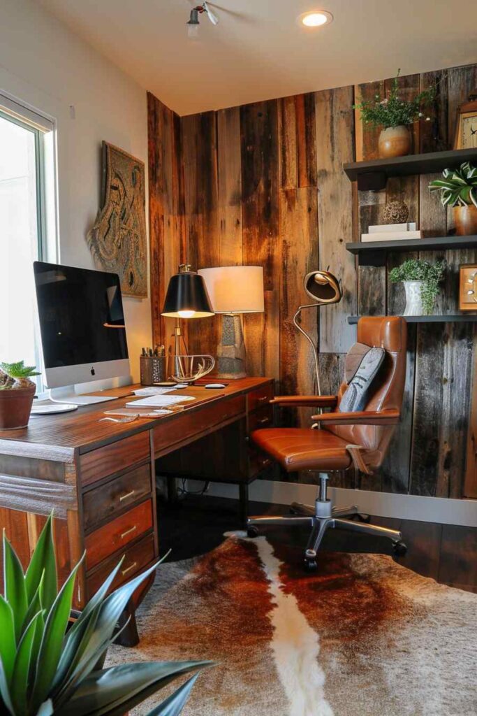 28 Home Office Designs Where Old World Wood Merges with New Age Tech ...
