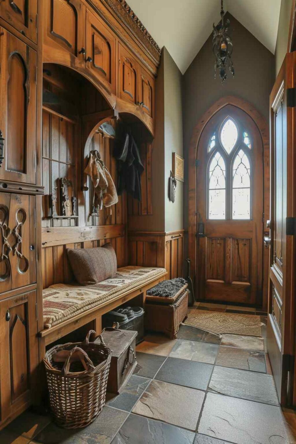 Castle Meets Cottage: 26 Mudrooms Tell a Tale of Two Styles (Concept ...