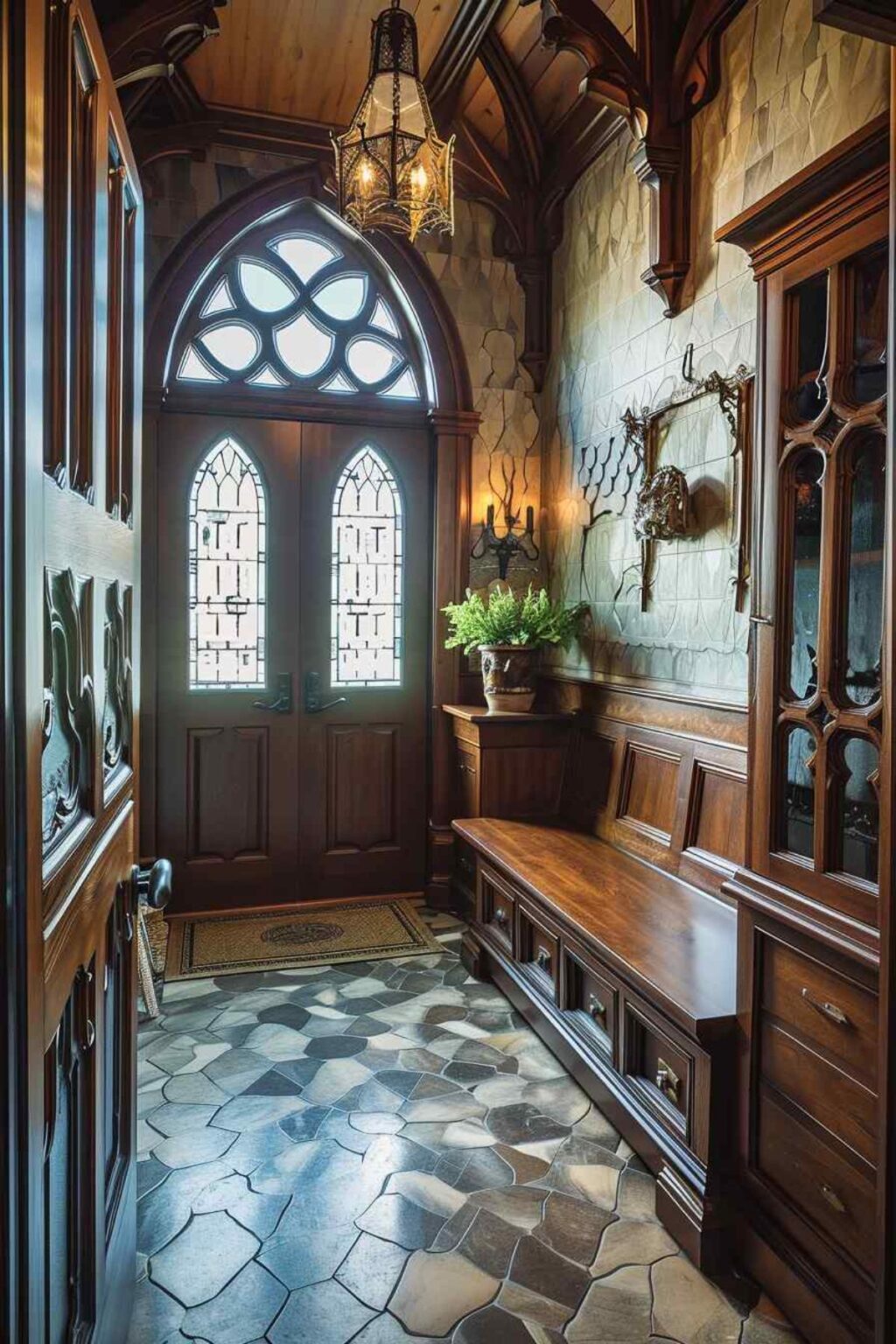 Castle Meets Cottage: 26 Mudrooms Tell a Tale of Two Styles (Concept ...