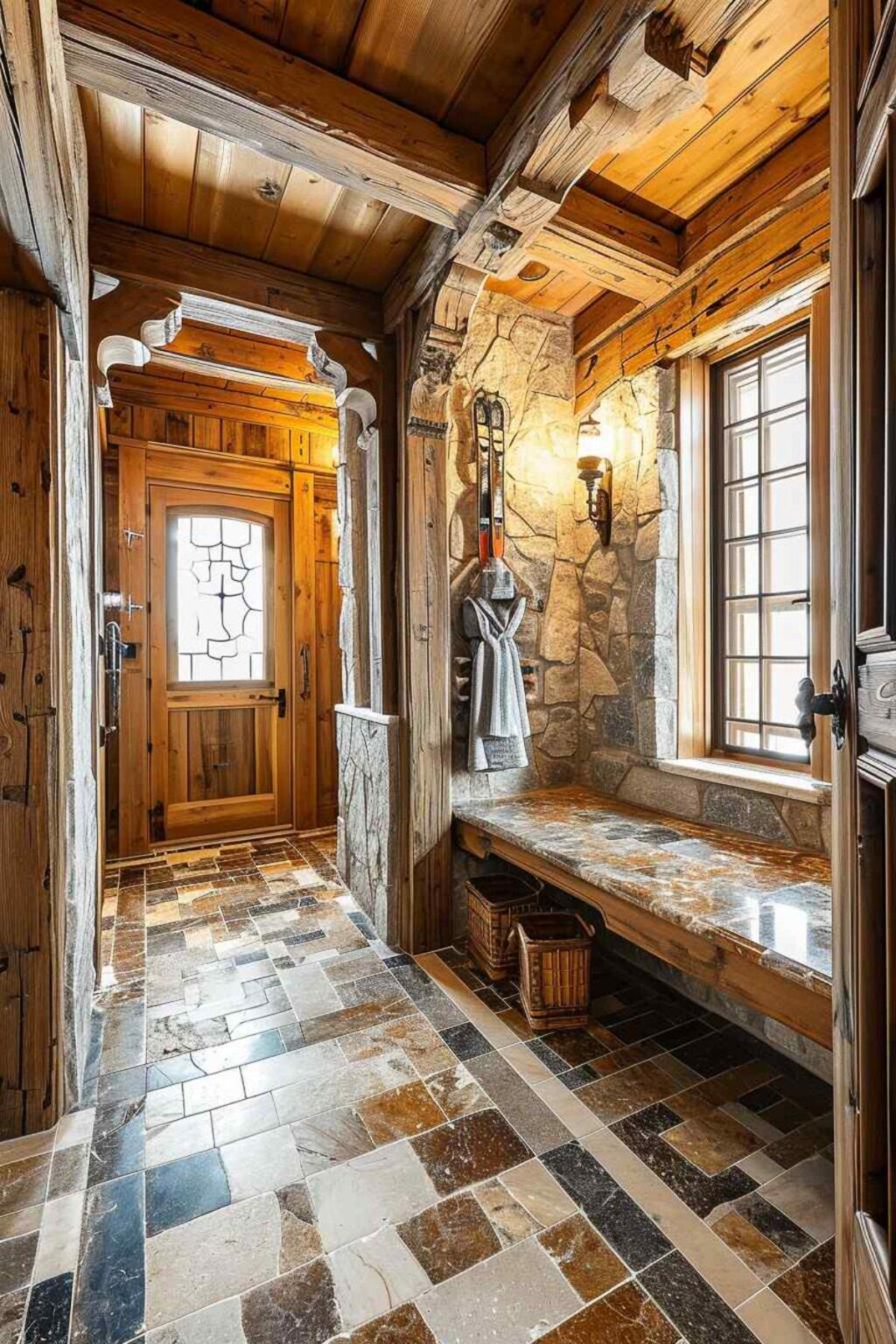 Castle Meets Cottage: 26 Mudrooms Tell a Tale of Two Styles (Concept ...