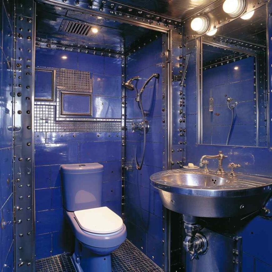 39 Steampunk-Industrial Bathrooms Conjure Up Victorian Visions and Pipe ...