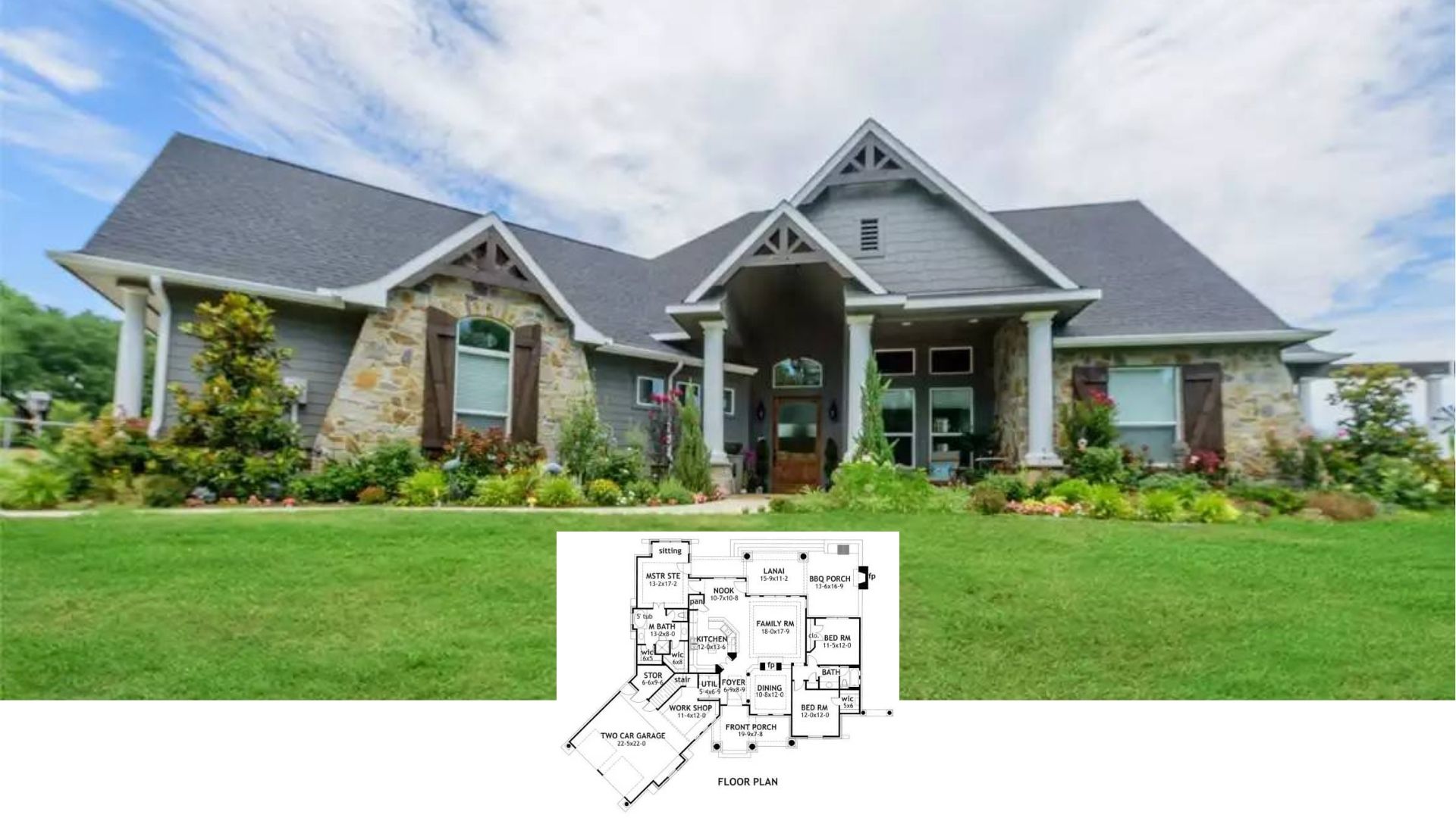 Explore This 1,848 Sq. Ft. 3 Bedroom Home with a Front Porch & Versatile Bonus Room – Must See Floor Plan Inside