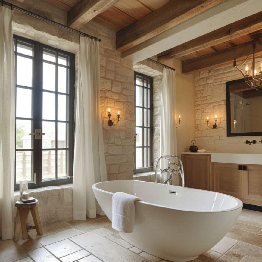 Tour 42 Bathrooms Inspired by French Country Design (Concept Interiors ...