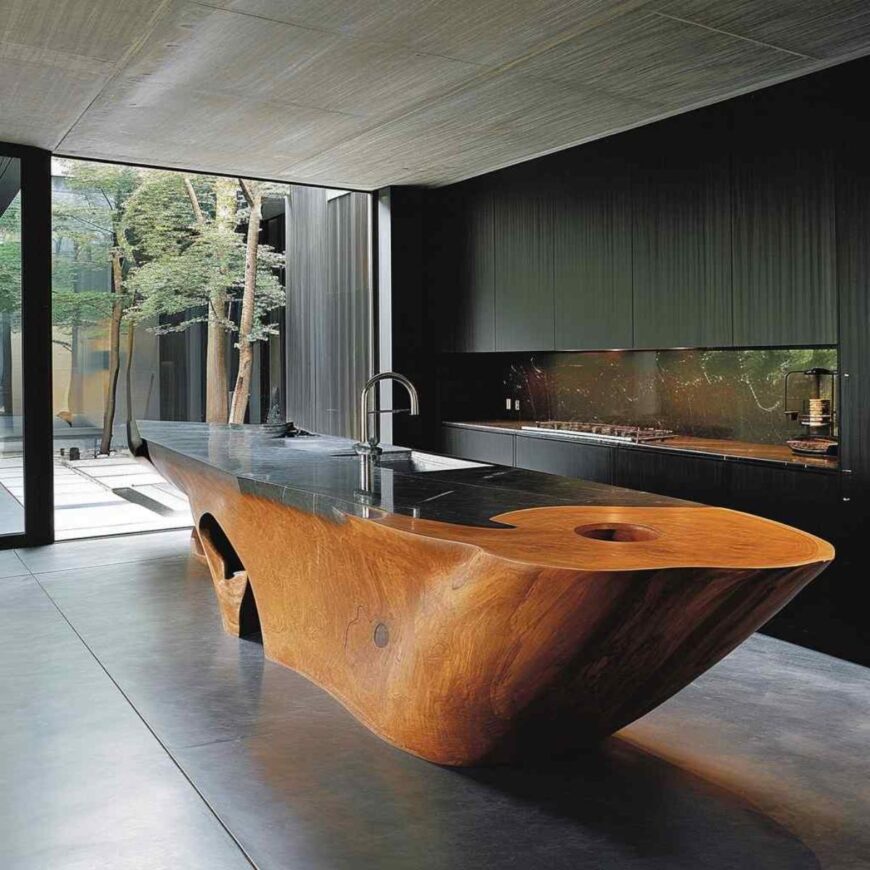 Center of Attention: 32 Statement Island Designs Provide Kitchen Focal ...
