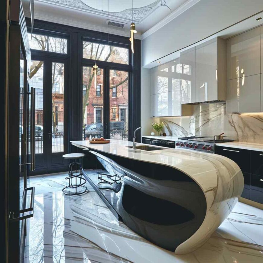 42 Neo-Deco Kitchens Where Timeless Design Meets Tomorrow (Concept ...