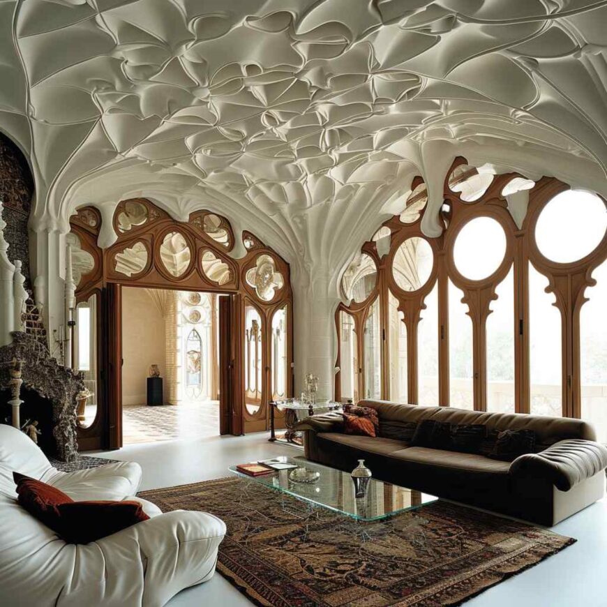 38 Ornate Gothic Living Rooms Transform Modern Living Spaces (Concept ...