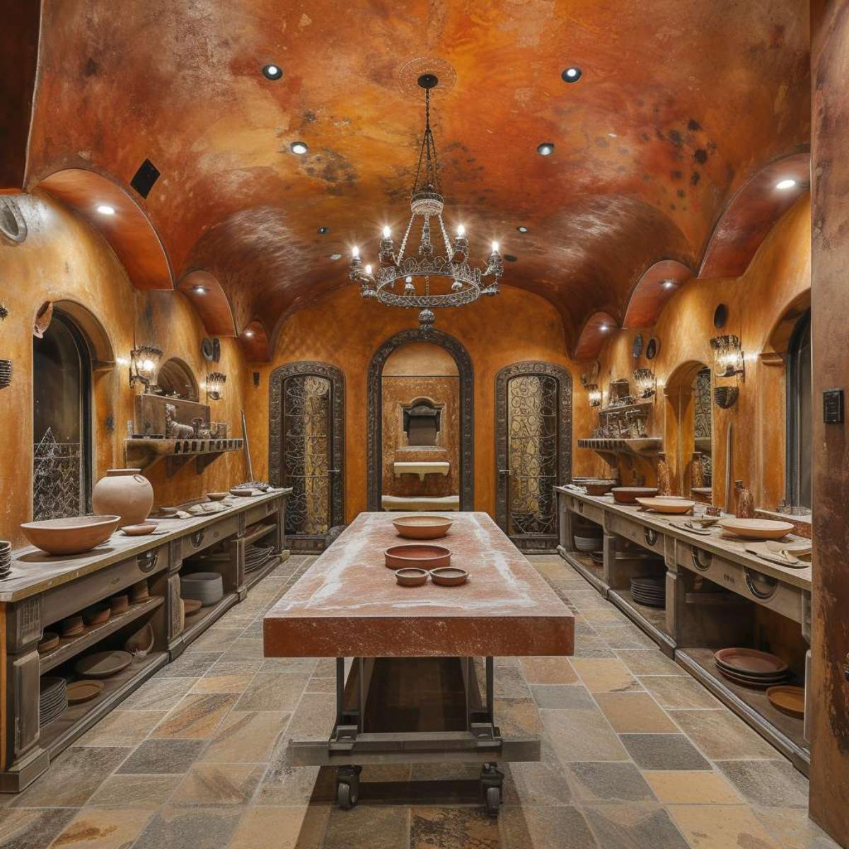 pottery room baroque 