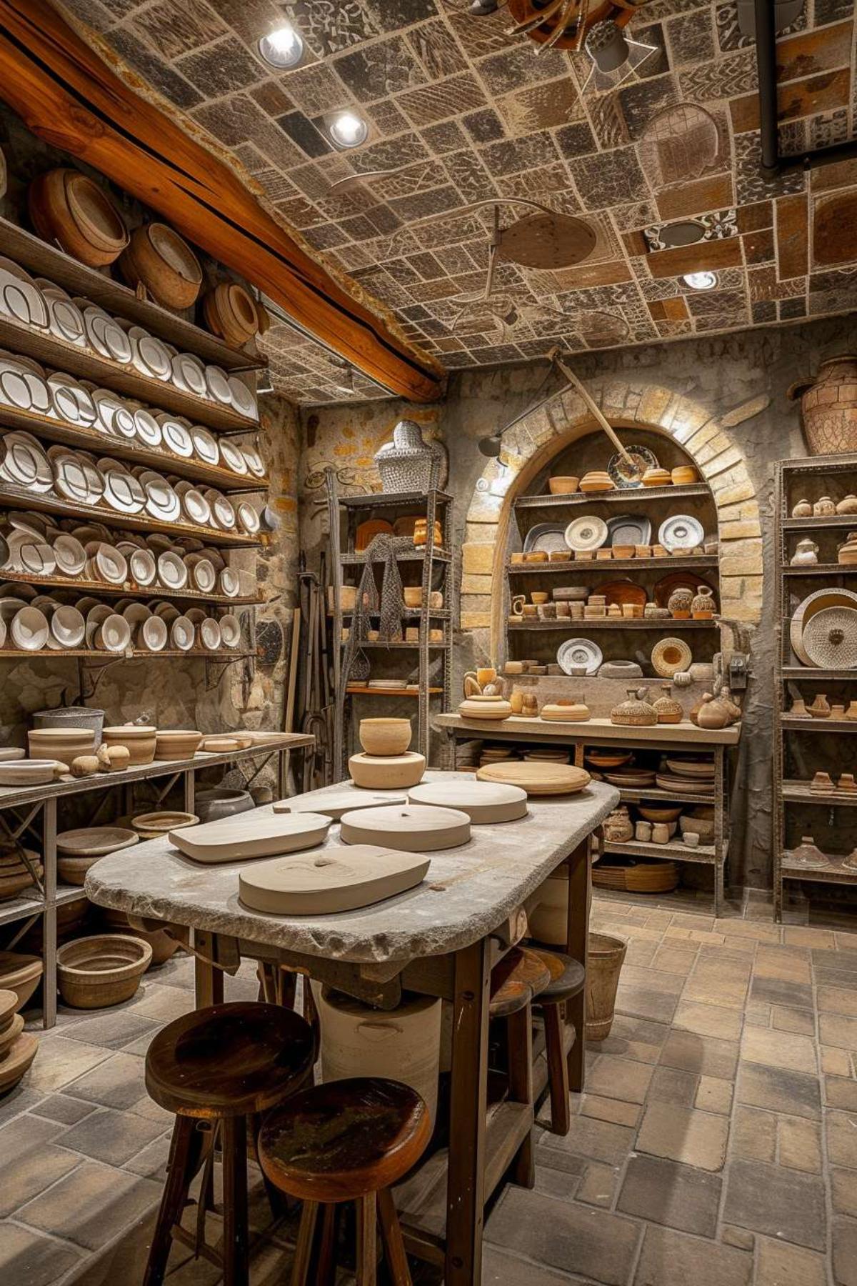 pottery room baroque 